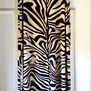 Michael Kors Zebra Print Maxi Skirt, Size L